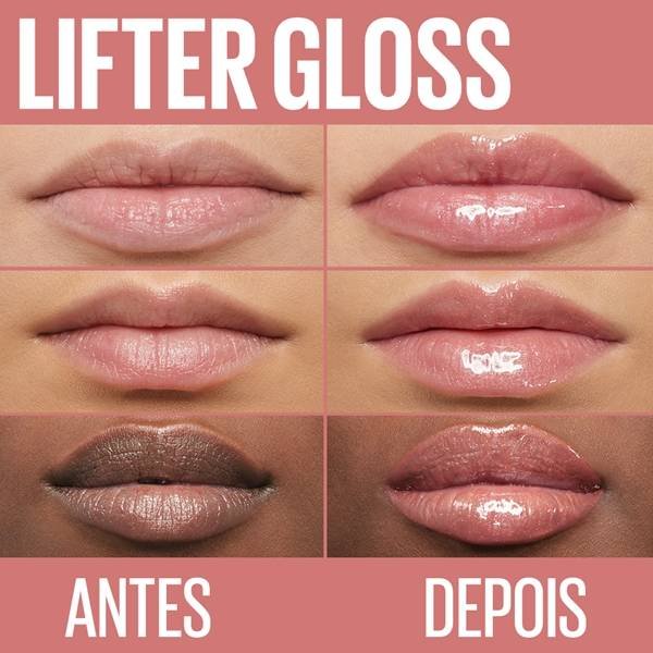 Lifter Gloss antes e depois