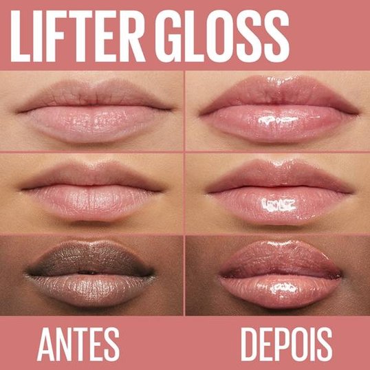 Lifter Gloss antes e depois