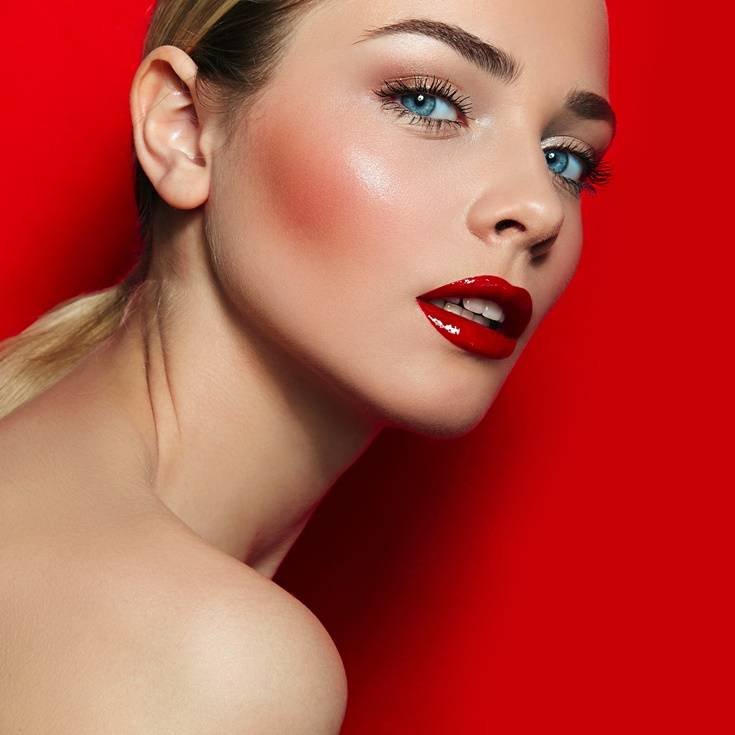 Diferentes técnicas de aplicação de blush