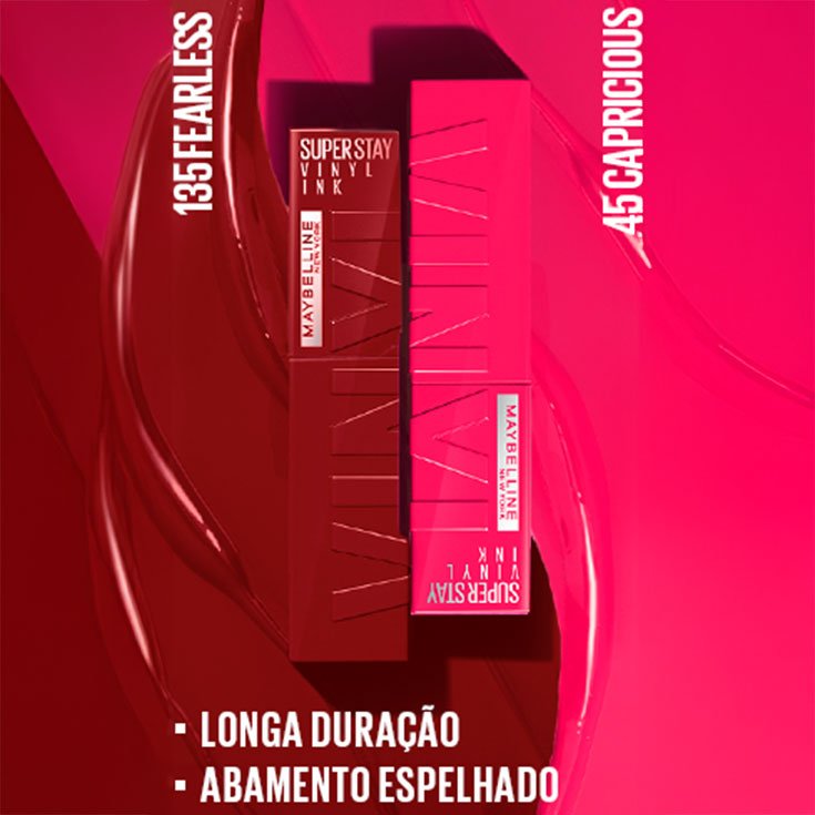 Batons Vinyl Ink da Maybelline NY combo chocoberry