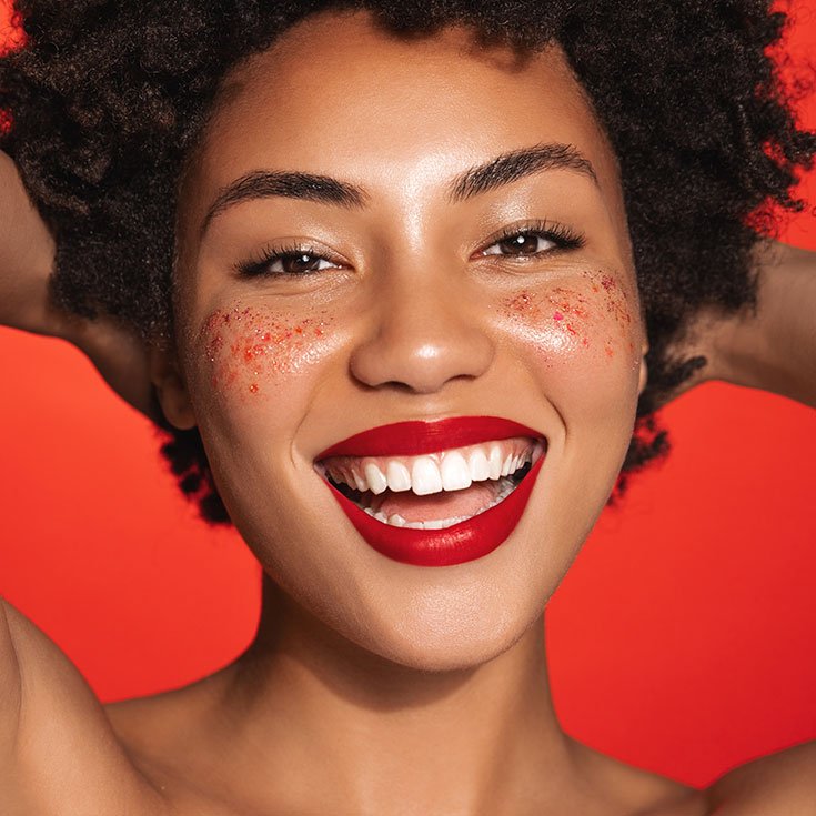 Maquiagem para festa junina com Batom vermelho