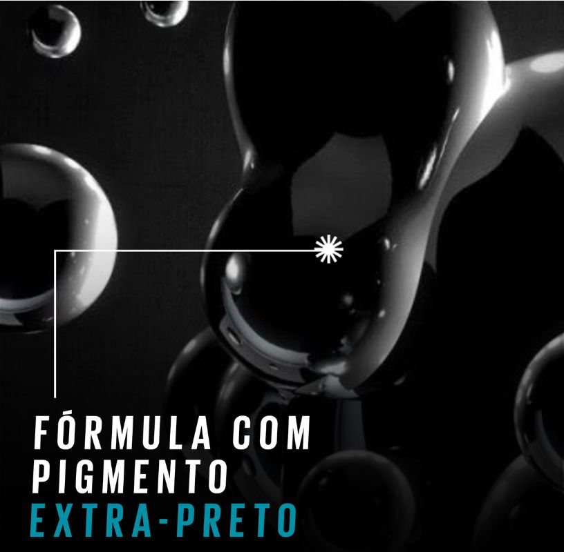 Foto do pigmento extra-preto da máscara de cílios Firework Eletroblack.