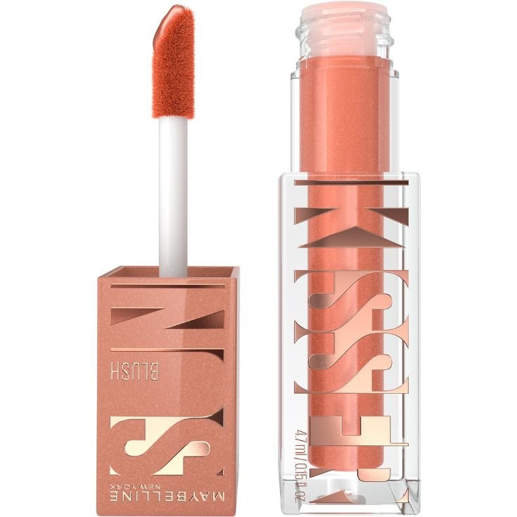 Foto do Blush Sunkisser de Maybelline NY aberto.