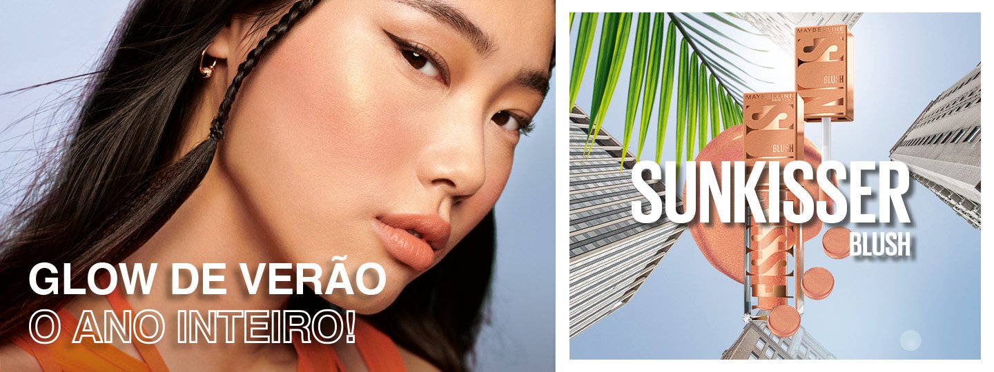 Capa do Blush Sunkisser de Maybelline NY.