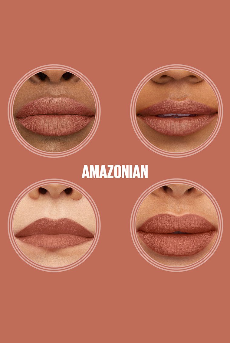 Batom Liquido Super Stay Maybelline NY Matte Ink Music Collection Amazonian 03