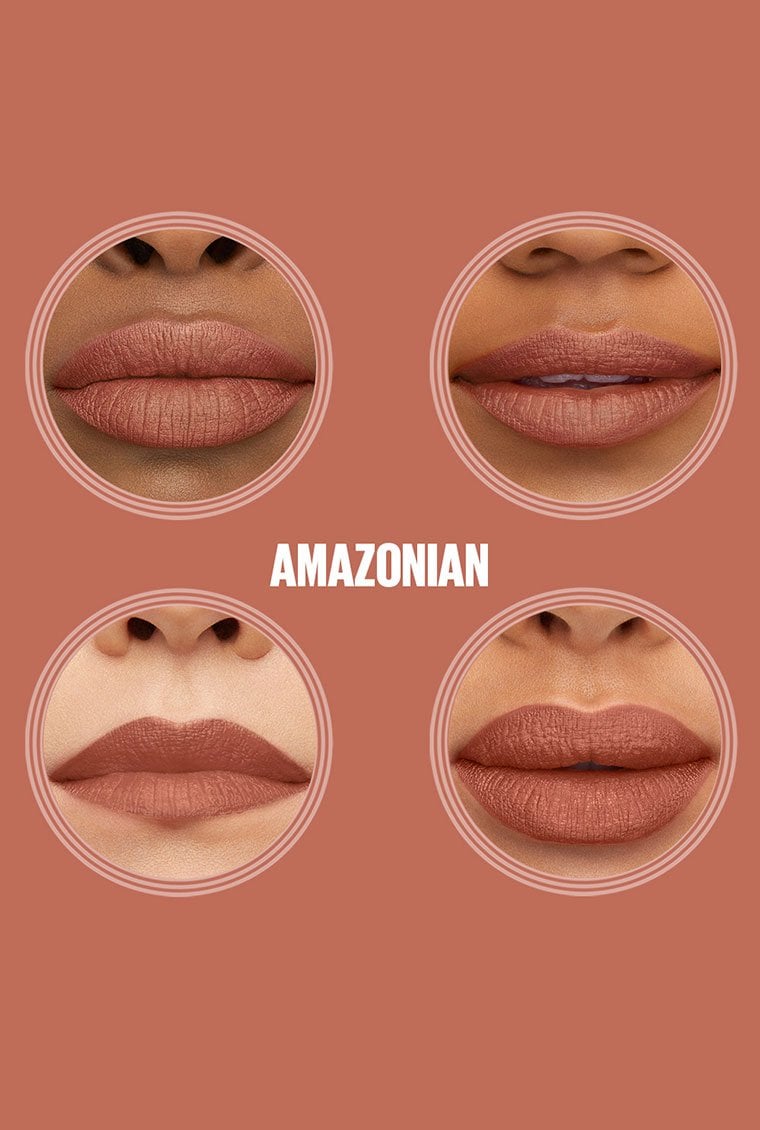 Batom Liquido Super Stay Maybelline NY Matte Ink Music Collection Amazonian 03