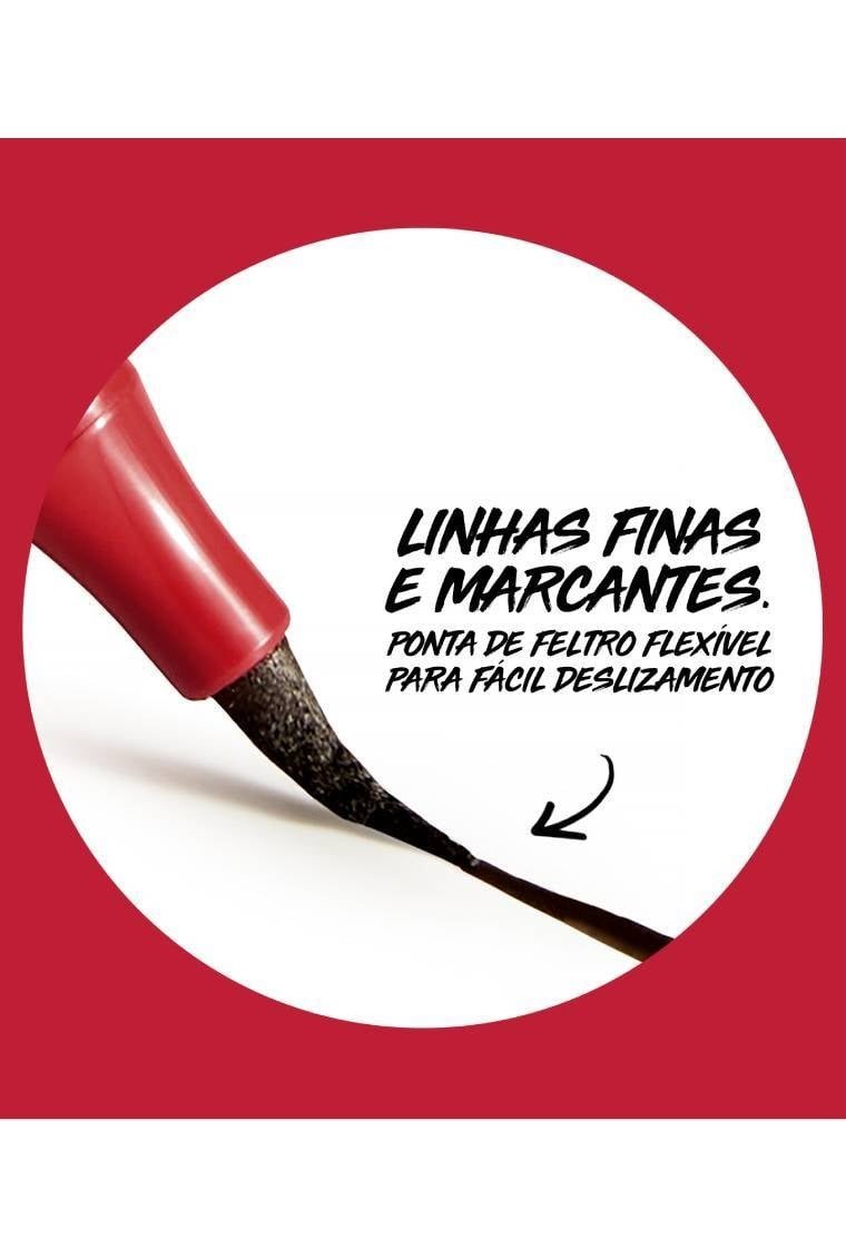 CANETA DELINEADORA MAYBELLINE NY TATTOO LINER 48H | Aplicação