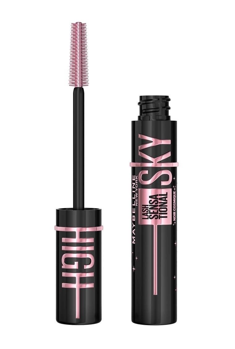 Máscara de Cílios Ski High Cosmic Black Lavável | Maybelline NY