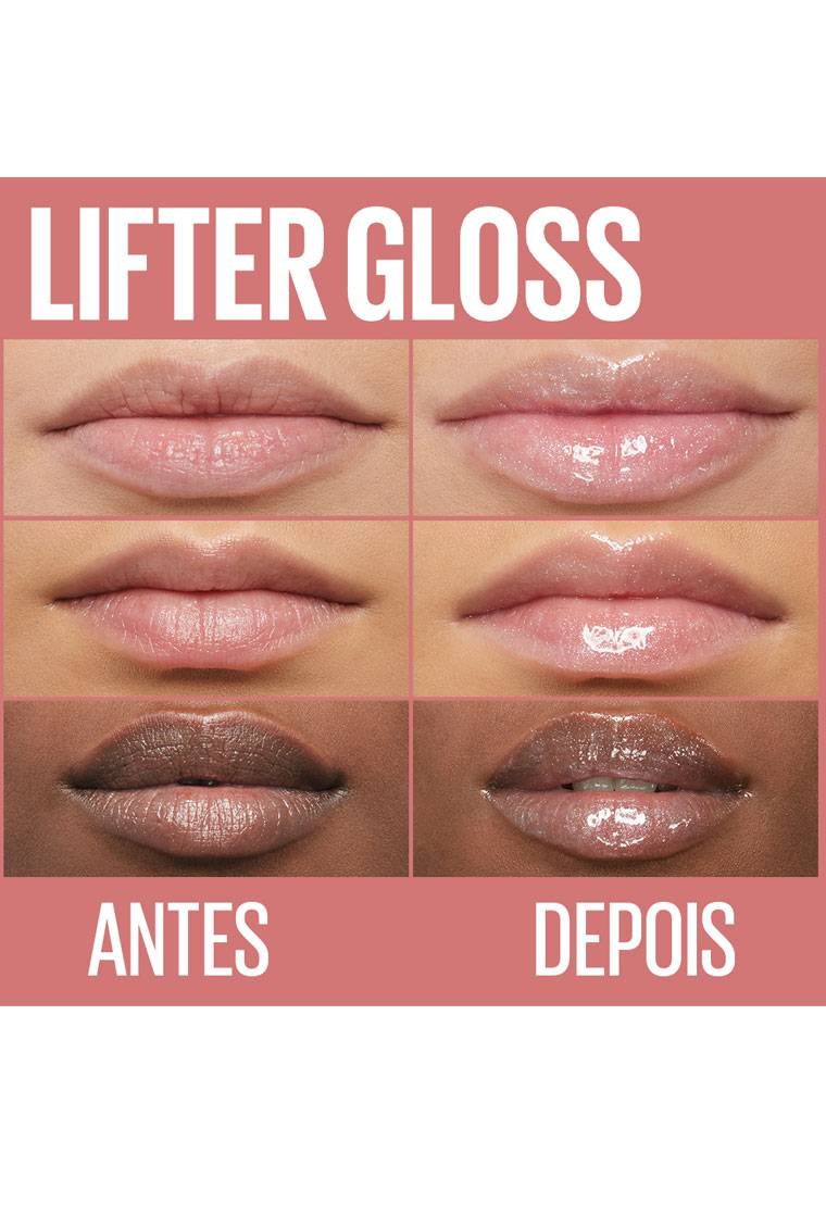Gloss Pearl | Antes e Depois | Maybelline